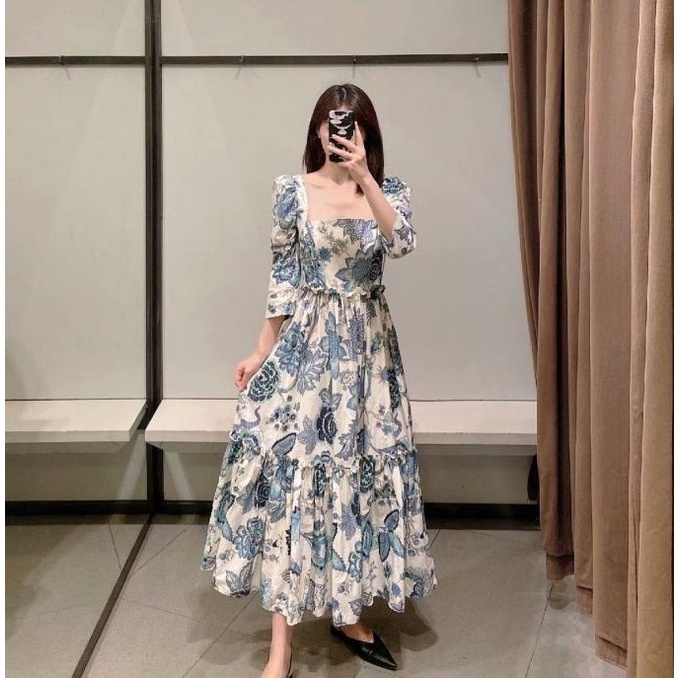 DISKON DRESS PANJANG PUTIH KOREAN STYLE DSJT2110784J459