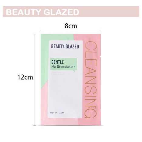 Beauty Glazed Cleansing Make Up Beauty Glazed Make Up Remover Beauty Glazed Pembersih Make Up Beauty Glazed Cleansing Wipes Cotton Rich Avocado Essence