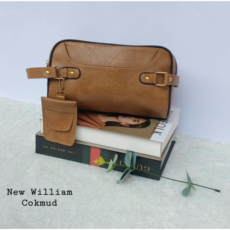 Pouch organizer New william clucth serbaguna Hand bag pria wanita