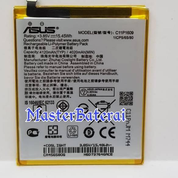 Pasti Populer C11P1609 Baterai Asus Zenfone 4 Max 5.2in ZC520KL Model Asus C11P1609 ORI