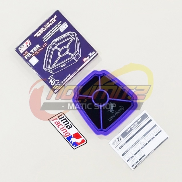 Air Filter Udara Uma Racing Dual Kit Saringan Hawa MX King