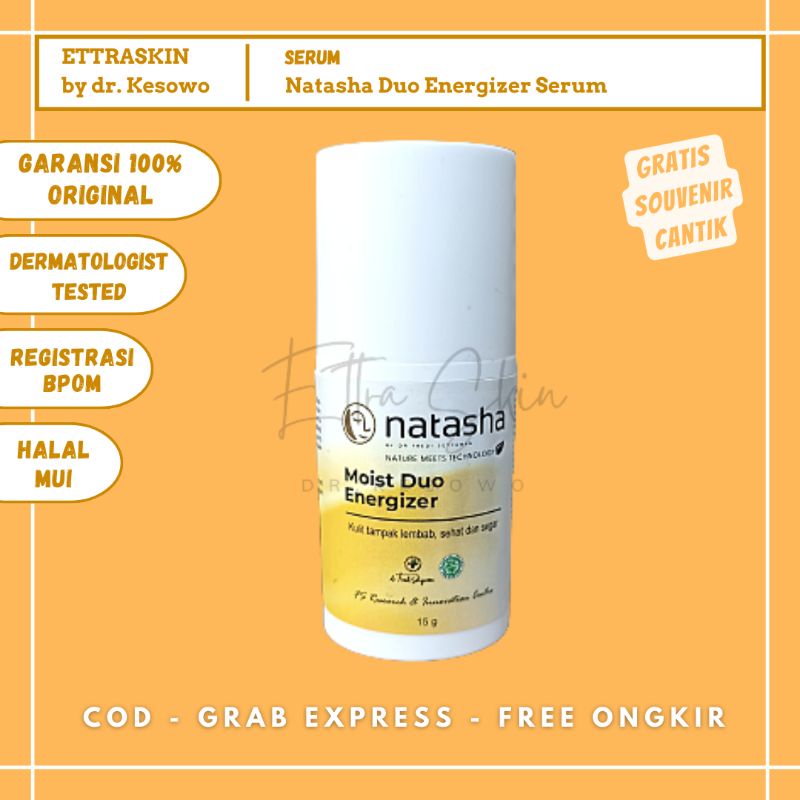 Natasha Skincare - Moist Duo Energizer Serum Untuk Flek Hitam - Ettra Skin by dr Kesowo ( DUOENERGIZ