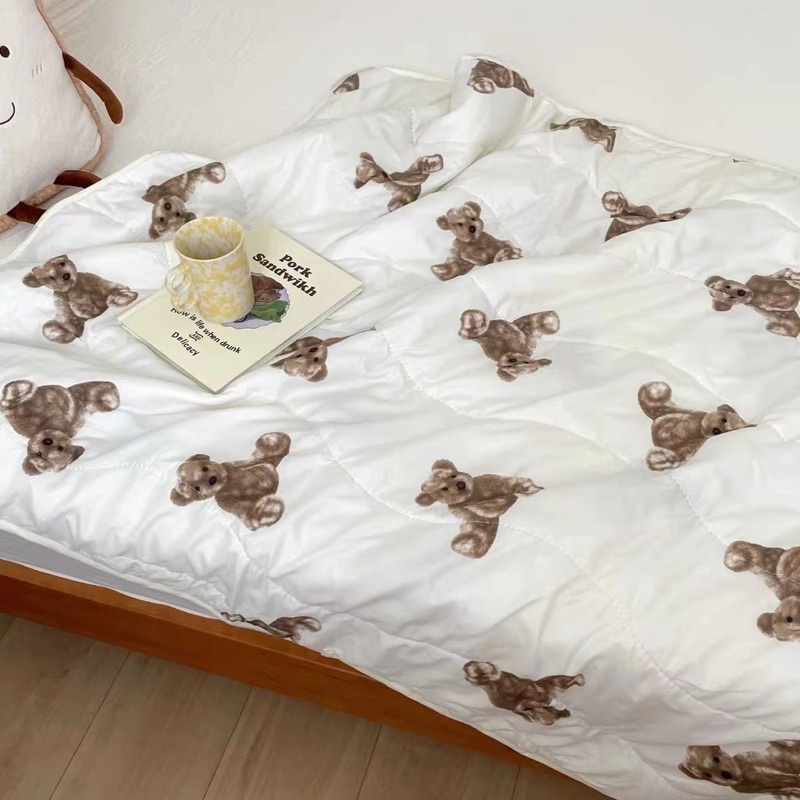 Premium blanket korea/ selimut bayi korea beruang teddy bear