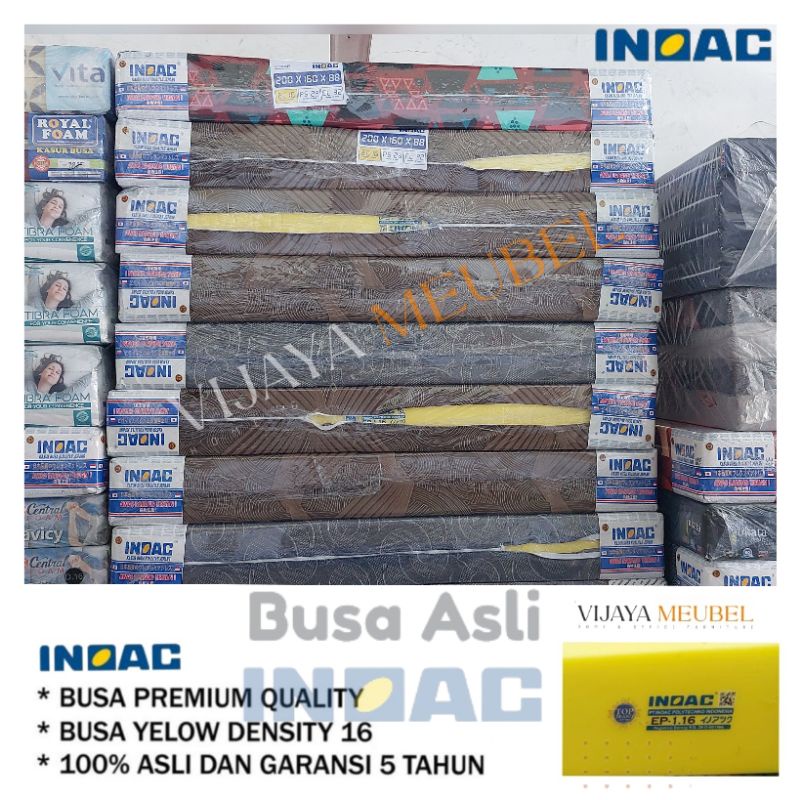 Kasur Busa Inoac Original Tenal 19cm EP-1 D16 Bandung