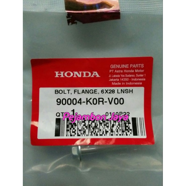 90004K0RV00 BOLT FLANGE 6X28 LNSH