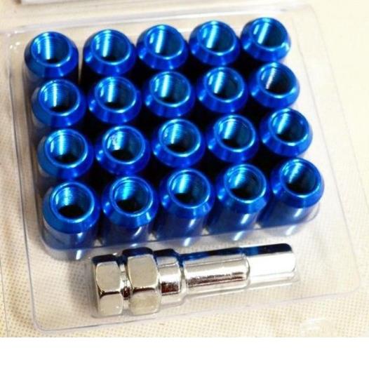 New Products Baut Roda Mobil Racing Lugnut 1.5 MM 20 PCS Baut Velg Mobil Variasi Baut Ban Mobil Red 