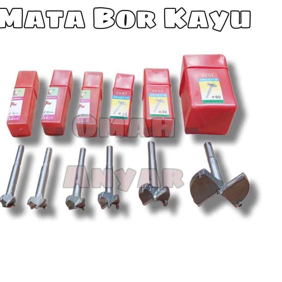 Promo 3.3 Mata Bor Kayu Engsel Sendok Kunci Huben Lemari