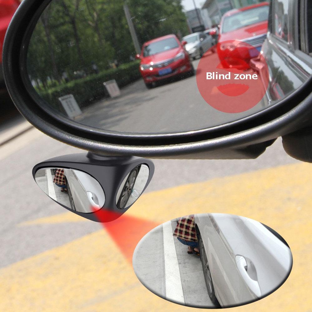 Nanas 1biji Blind Spot Convex Mirror Adjustable Parkir Spion Samping Mobil Yang Dapat Diputar