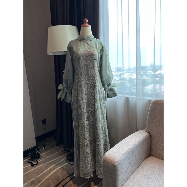 Mandalika Dress Sage green