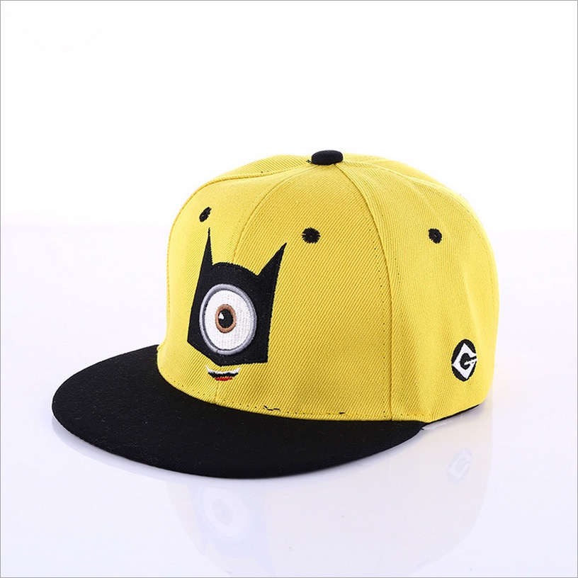 New Arrival Topi Baseball Anak Lucu Bordir Mata Besar Kartun Anak Laki Laki Perempuan Snapback Kid Hip Hop Sun Visor Hat