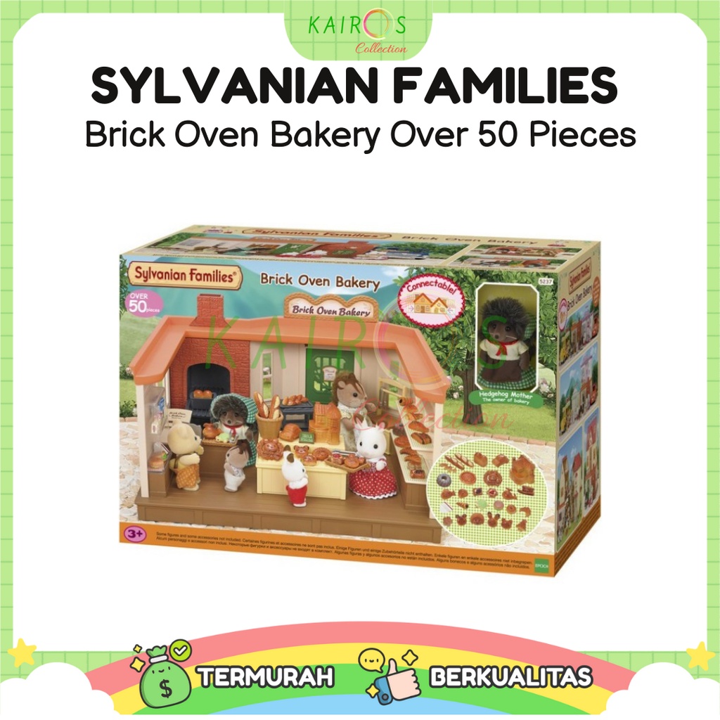 Sylvanian Families Brick Oven Bakery Over 50 Pieces