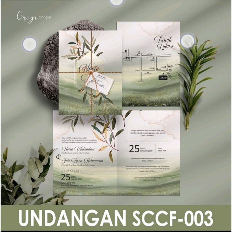 undangan nikah elegan // undangan nikah murah// undangan nikah simpel