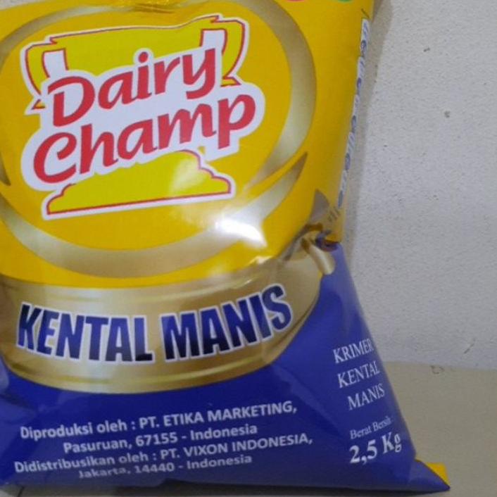 

Quality Control✅DAIRY CHAMP 2.5 KG KEMASAN POUCH|RA4