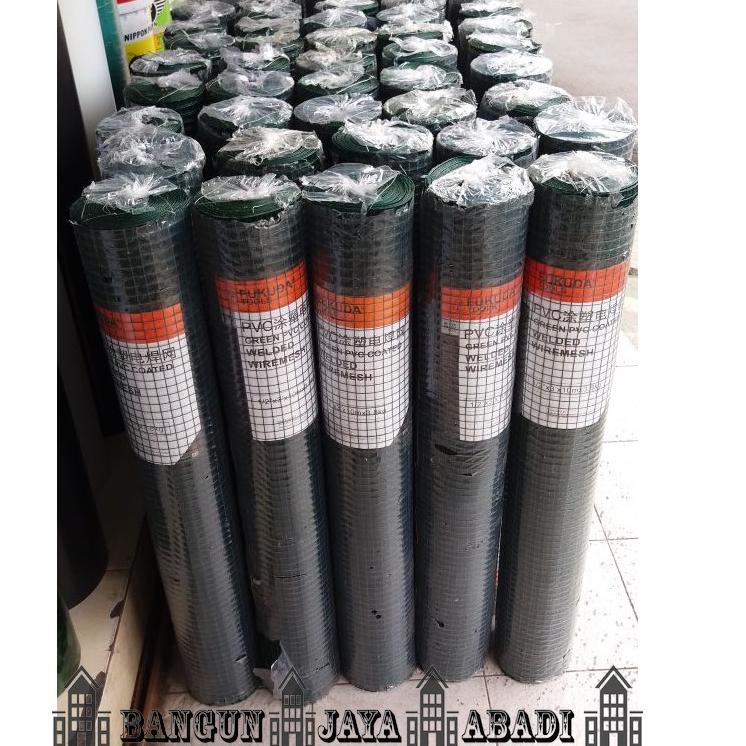 4.4 HARGA GROSIR kawat loket pvc ram ayakan 1/2 INCH 10m kandang tambak BJA