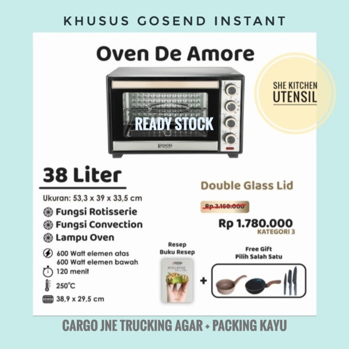 {OkaStore} Oven Signora De Amore Murah