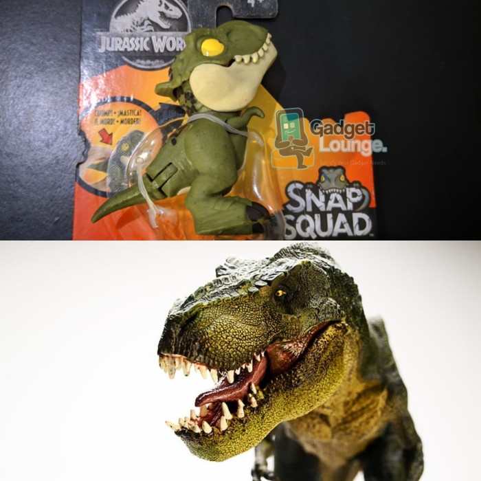 Mattel Jurassic World Dino Snap Squad Wave 2:Tyrannosaurus T-Rex Green