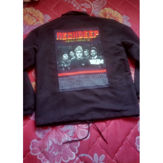 Coach Jacket Custom Neckdeep patch