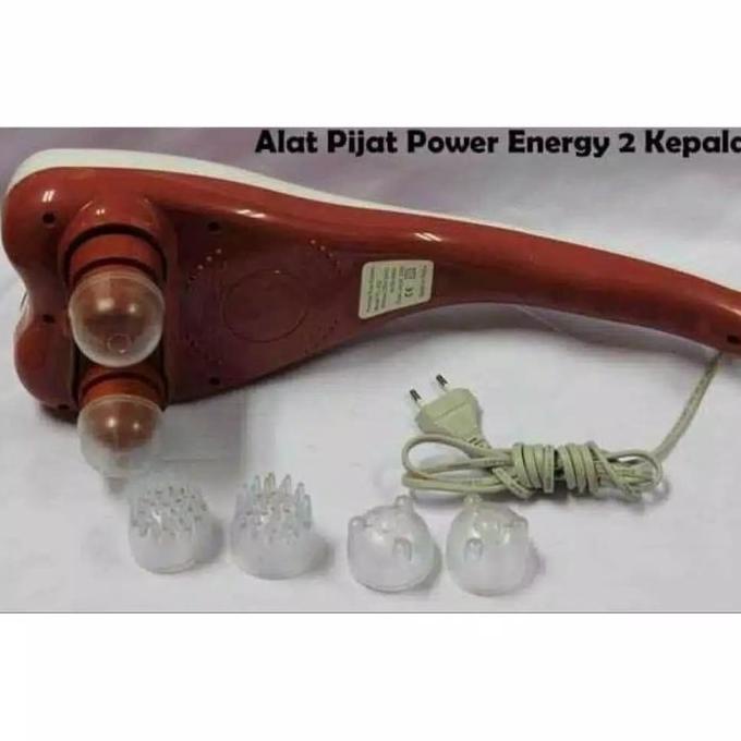 Alat Pijat Listrik Power Energy 2 Kepala|Dual Head Massager Power Ener