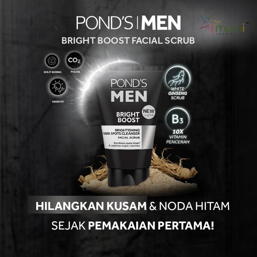 POND'S MEN FACIAL SCRUB , FACIAL FOAM  50G