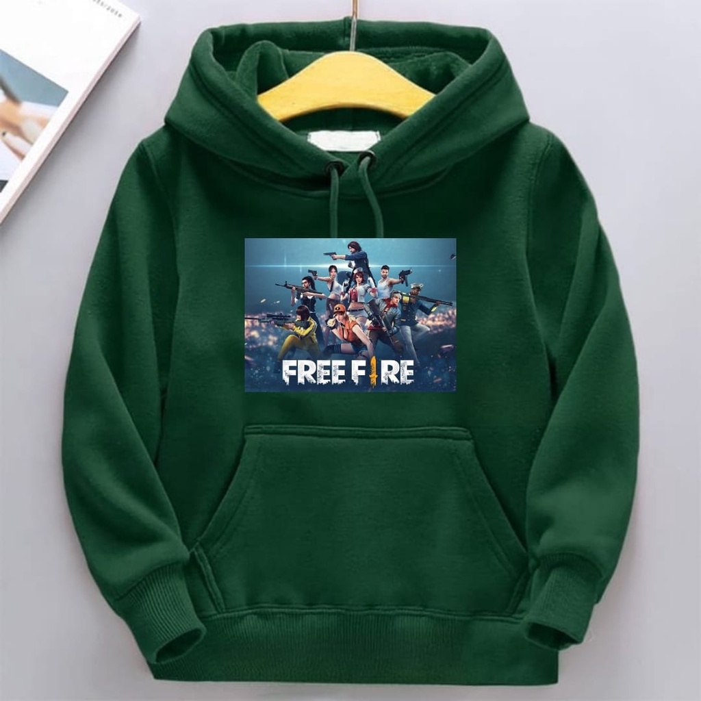 BAJU ANAK SWEATER FREE FIRE 3D UNTUK ANAK 2-10 TAHUN BISA COD KE239