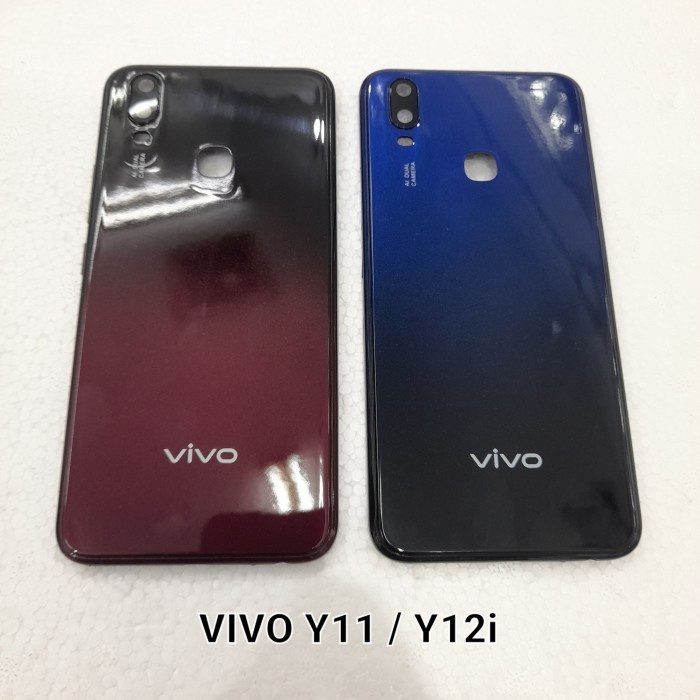 backdoor backcover backcasing vivo y11 / y12i Ori - Biru