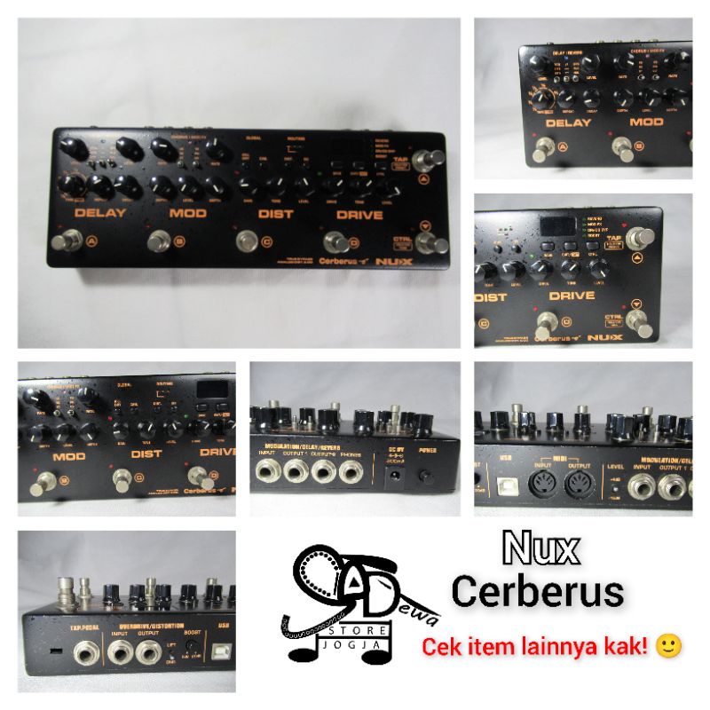NUX CERBERUS NME 3 MULTIEFX ANALOG DIGITAL EFFECT EFEK GITAR GUITAR EFX bekas preloved 2nd second se