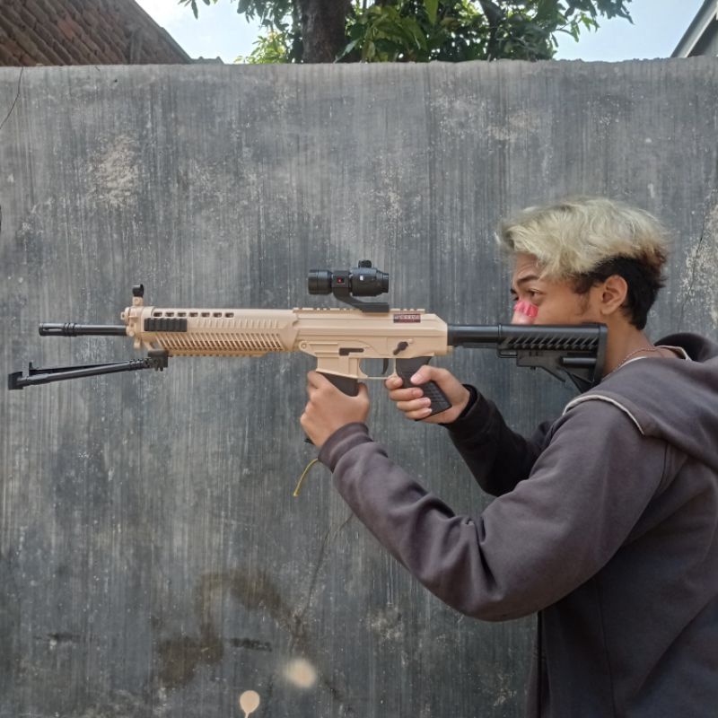 Mainan Kokang SNI DCOBRA M790 SIG TAN - STANDART ORIGINAL TOYS