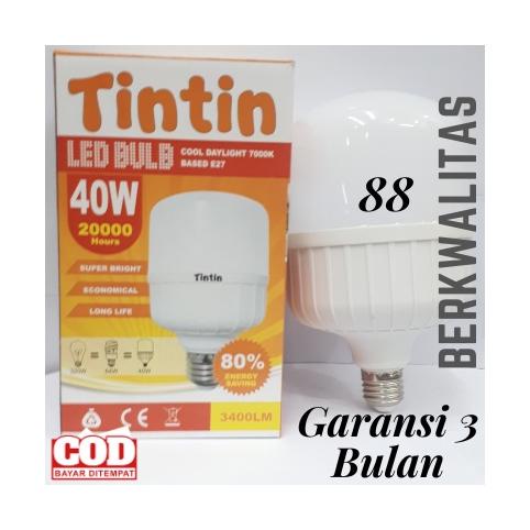 [PRODUK PBQGB] Lampu Bohlam 40 Watt TINTIN - YUSCO / Bohlam 40 watt tintin - yusco / lampu LED 8MZ