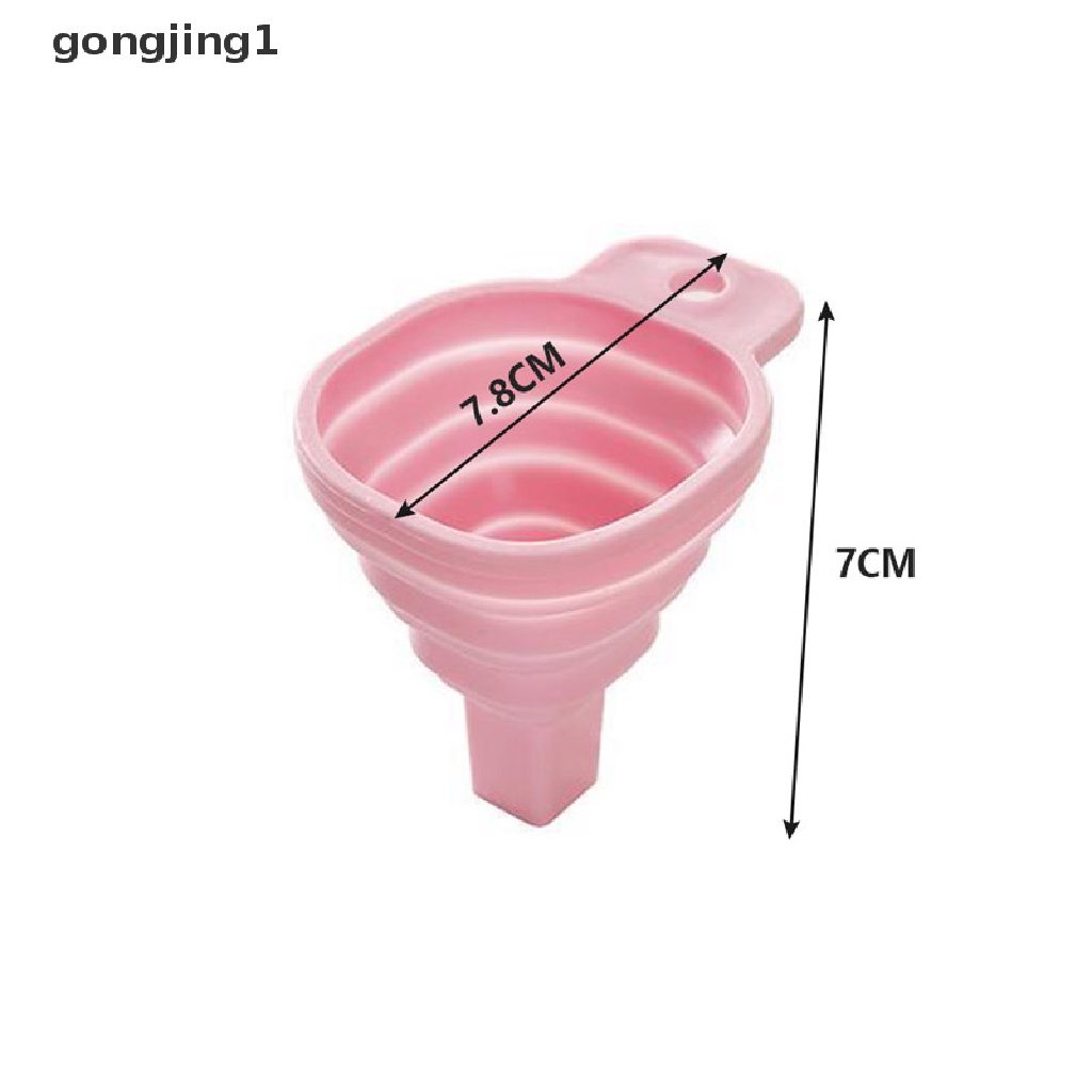 Ggg Corong Lipat Silikon Corong Dispenser Cairan Rumah Tangga Corong Portable Alat Dapur ID