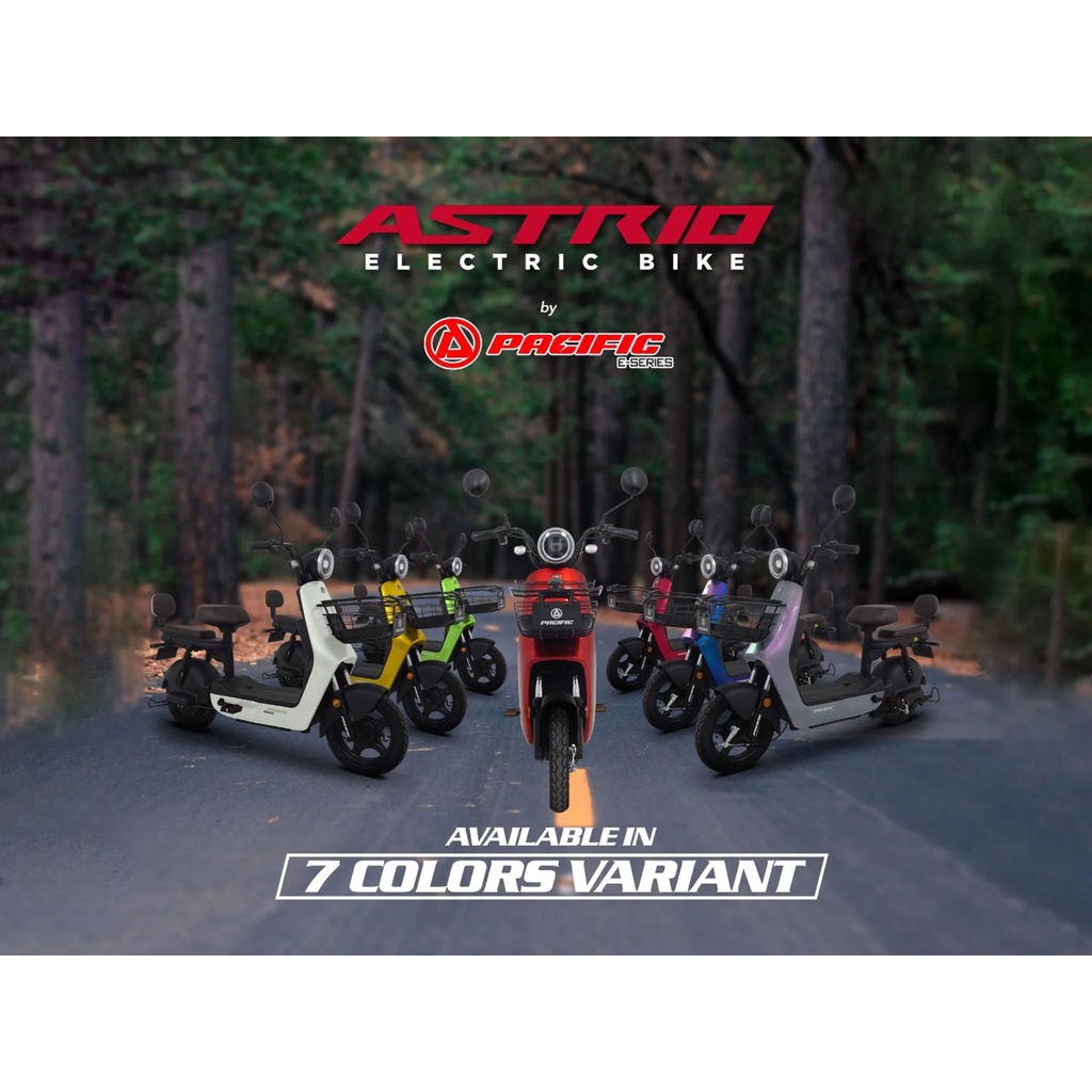 SEPEDA LISTRIK PACIFIC TYPE ASTRIO BERGARANSI RESMI SURABAYA