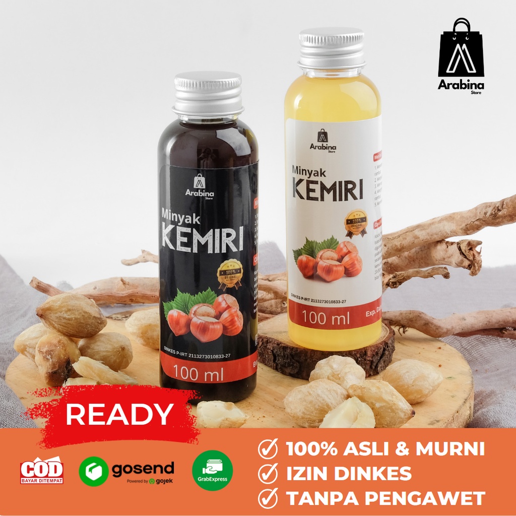 Minyak Kemiri Asli 100% Murni Bakar Penumbuh Rambut Bayi