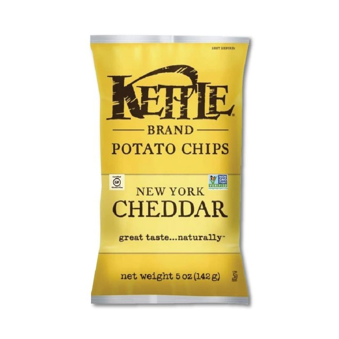 

Kettle Potato Chips Rasa New York Cheddar 142gr