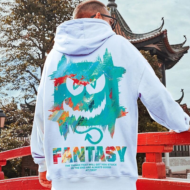 Sweater Hoodie FANTASY Jumper Pria Wanita Bahan Fleece Tebal Ukuran S M L XL XXL XXXL