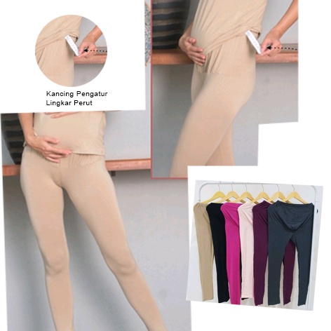 Celana Legging Hamil Panjang Maternity Legging Korset Hamil