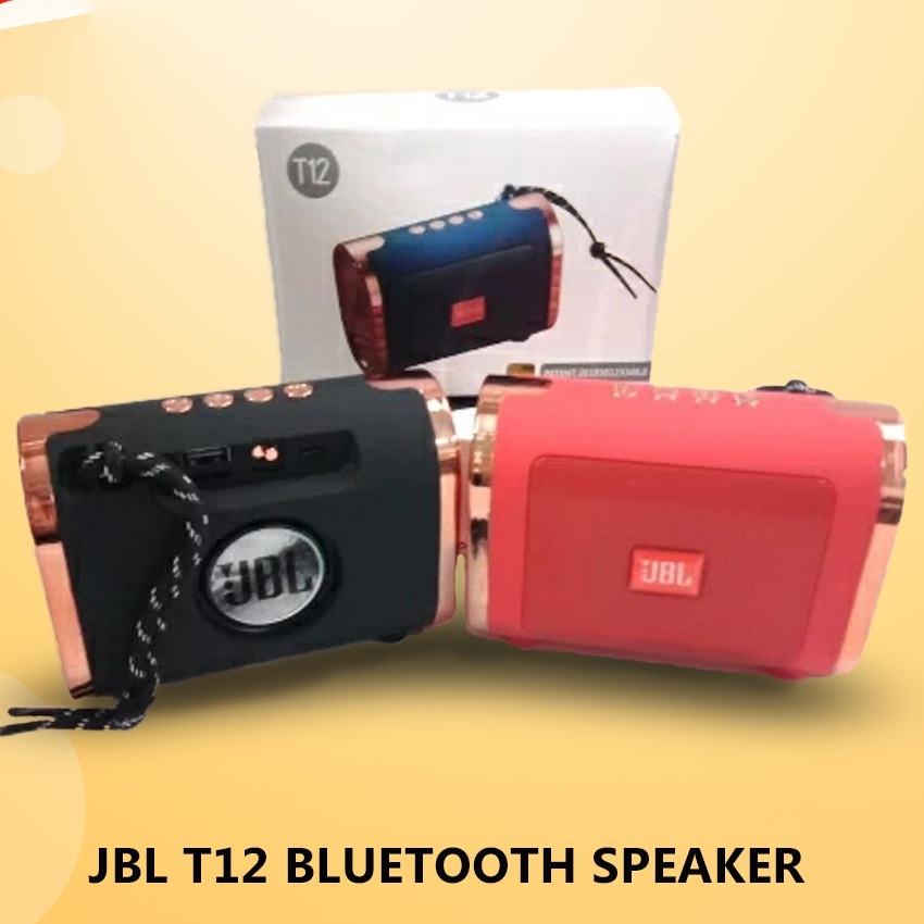 Jual SPEAKER BLUETOOTH JBL T12 SUPERBASS MUSIK BOX BLUETOOTH