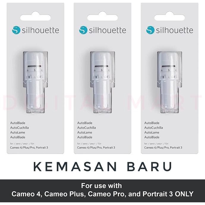 

AutoBlade Holder SILHOUETTE CAMEO 4 / Pisau Cutting - RESMI
