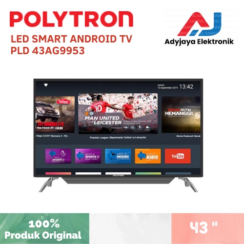 POLYTRON LED ANDROID  43 Inch PLD 43AG9953