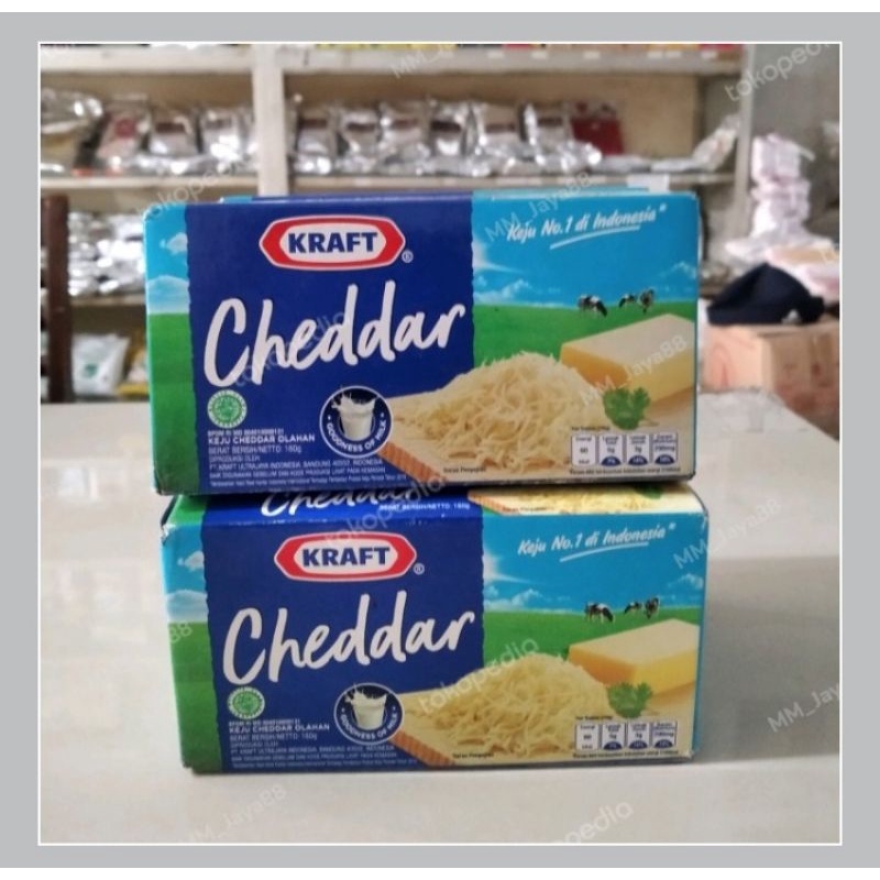 

Keju Kraft Cheddar 160gr