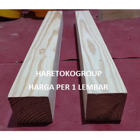 BALOK KAYU, BALOK JATI BELANDA 70X4X4CM SUDAH DIAMPLAS HALUS