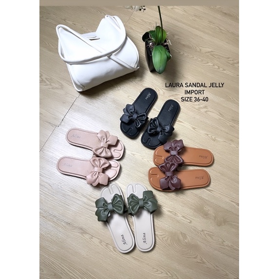 GJAZ SANDAL FLAT JELLY IMPORT LAURA