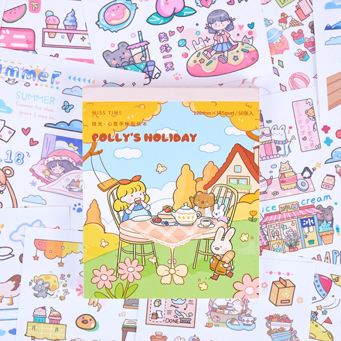 

Stiker Stiker Karakter Lucu 1 Pack Isi 50 Lembar Unik Premium