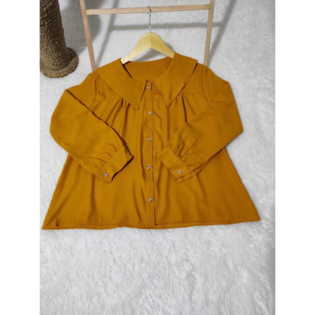 Baju Atasan Wanita Terbaru Blouse Korean Style Blouse Lengan Panjang ( BDG STYLE} COD