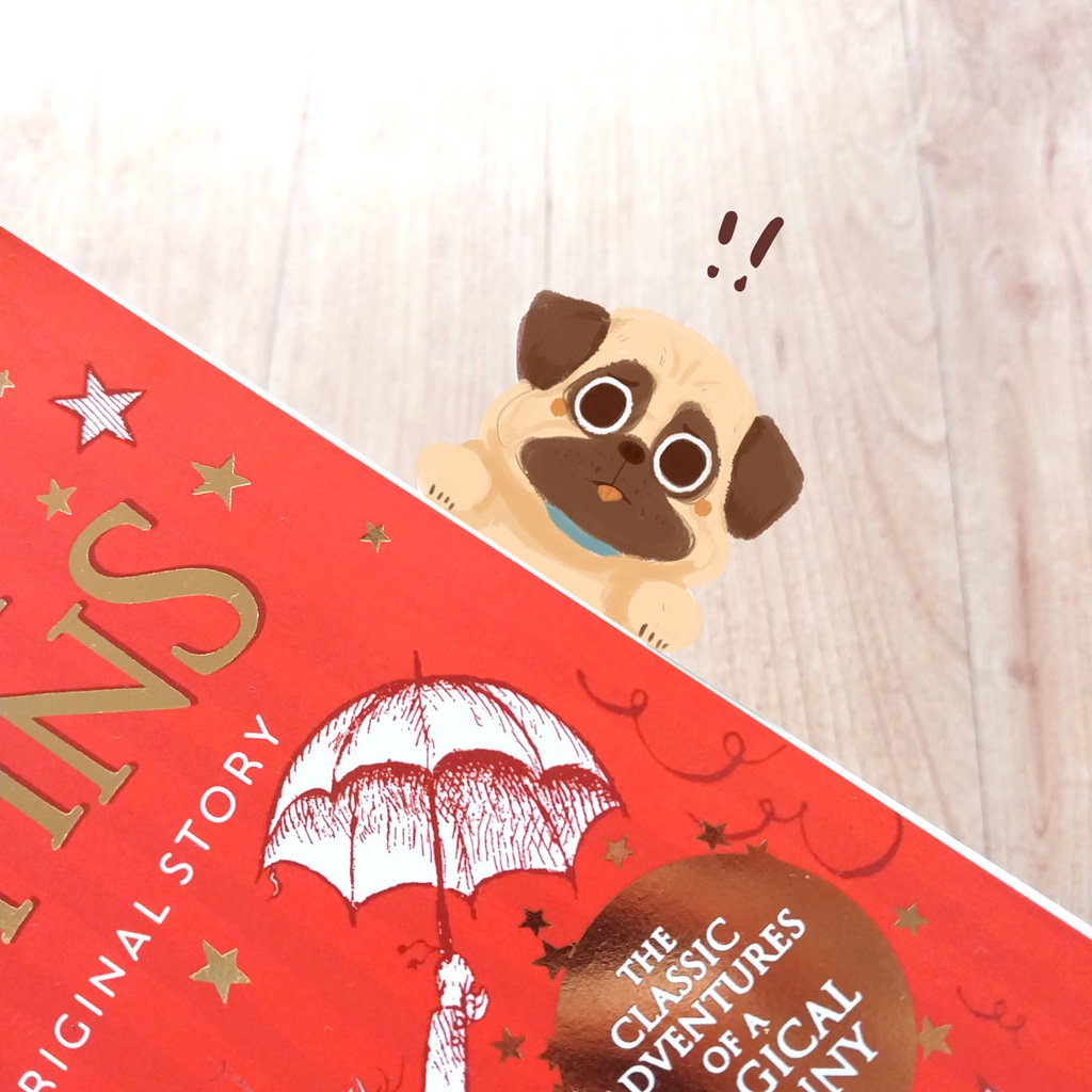 

Bookmark Pedro the alert pug pembatas buku