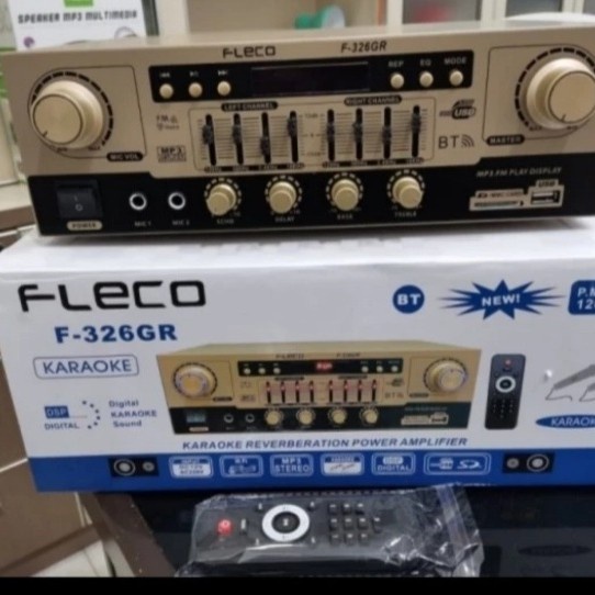Power Amplifier Bluetooth Fleco F-326GR/Amplifier Fleco F-326 GR