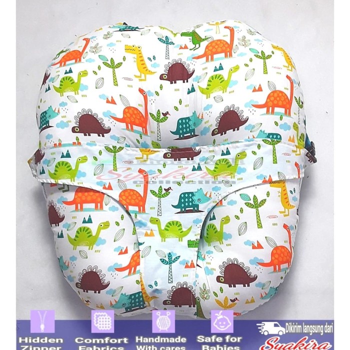 Bantal Bantal Sofa Bayi Sabuk Pengaman Motif Jurasik