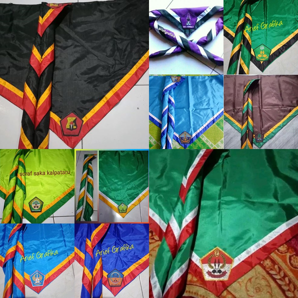 Scarf Saka Slayer Sleyer Saka Satuan Karya Pramuka Scraf Saka