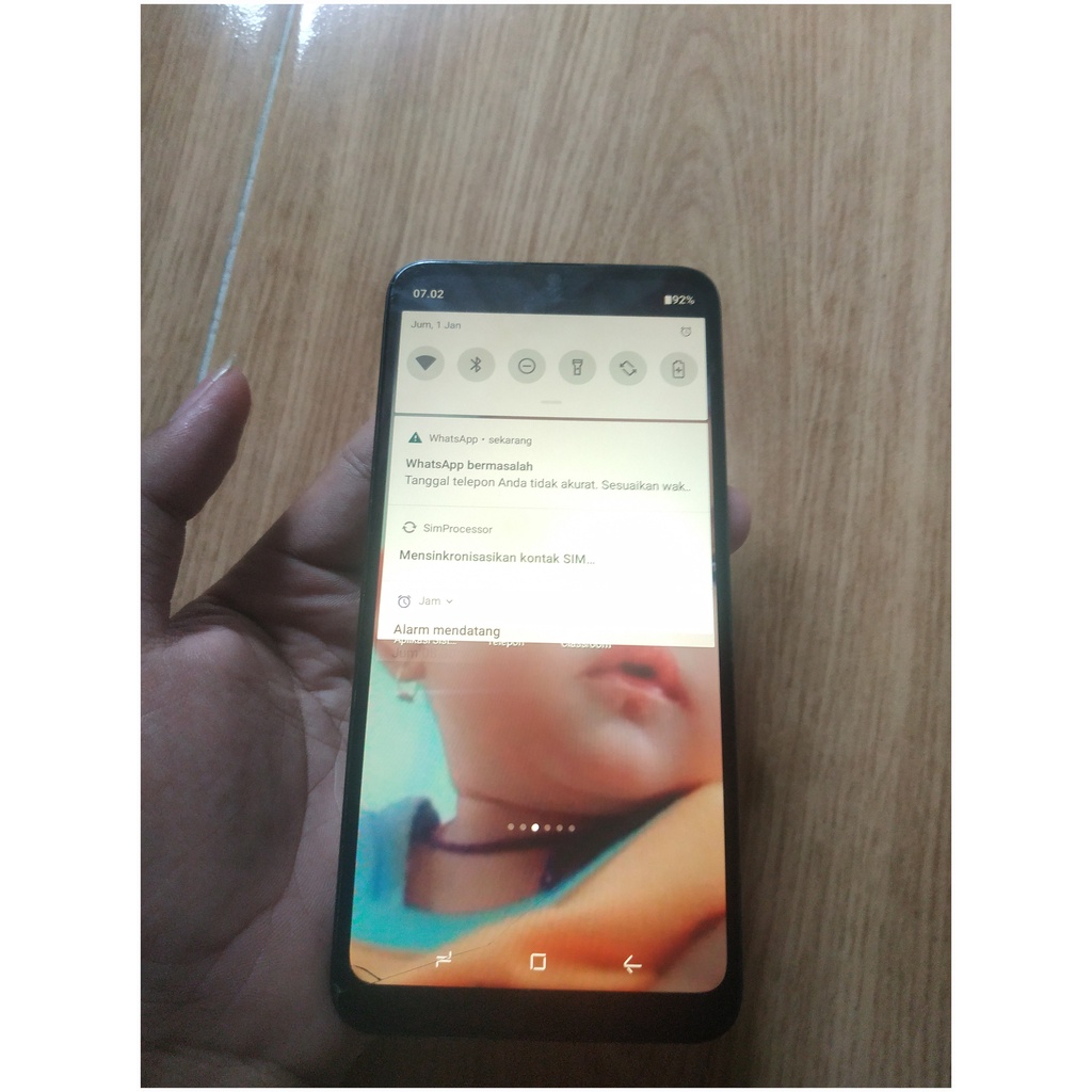 LCD Frame Hotwav K2 Pearl copotan