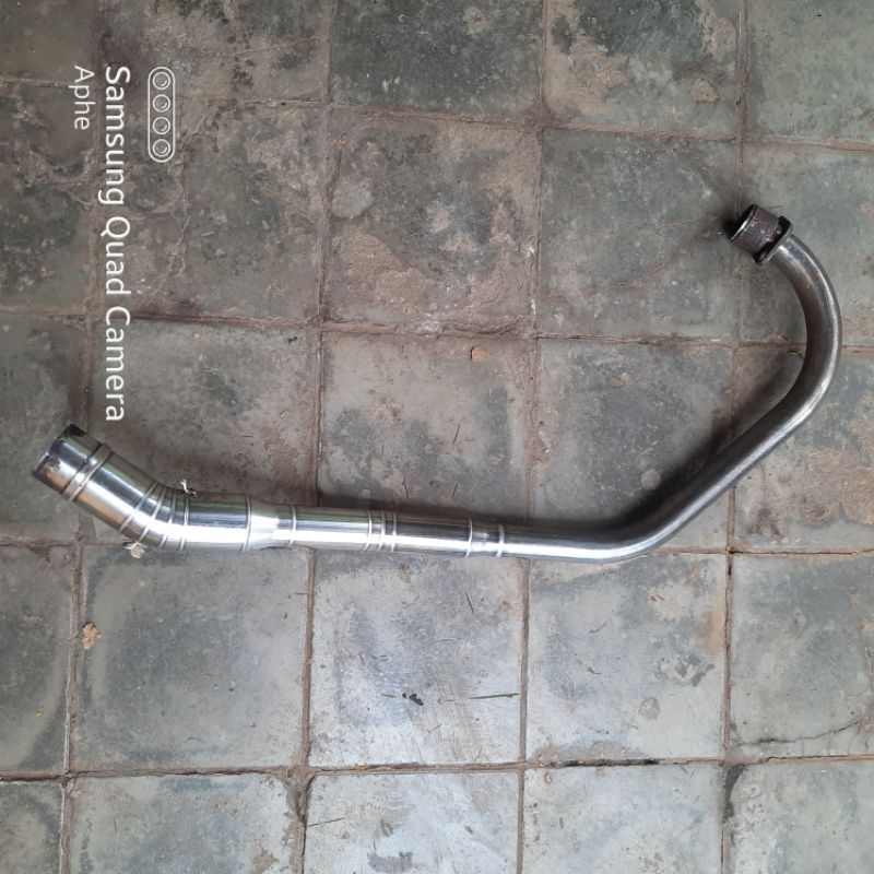 header pipa leher knalpot original r9 tiger revo tiger lama