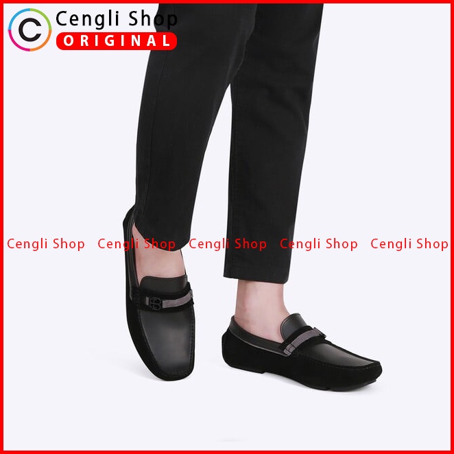 EM01 SEPATU EVERBEST PRIA CASUAL SEMI FORMAL BRANDED ORIGINAL HITAM