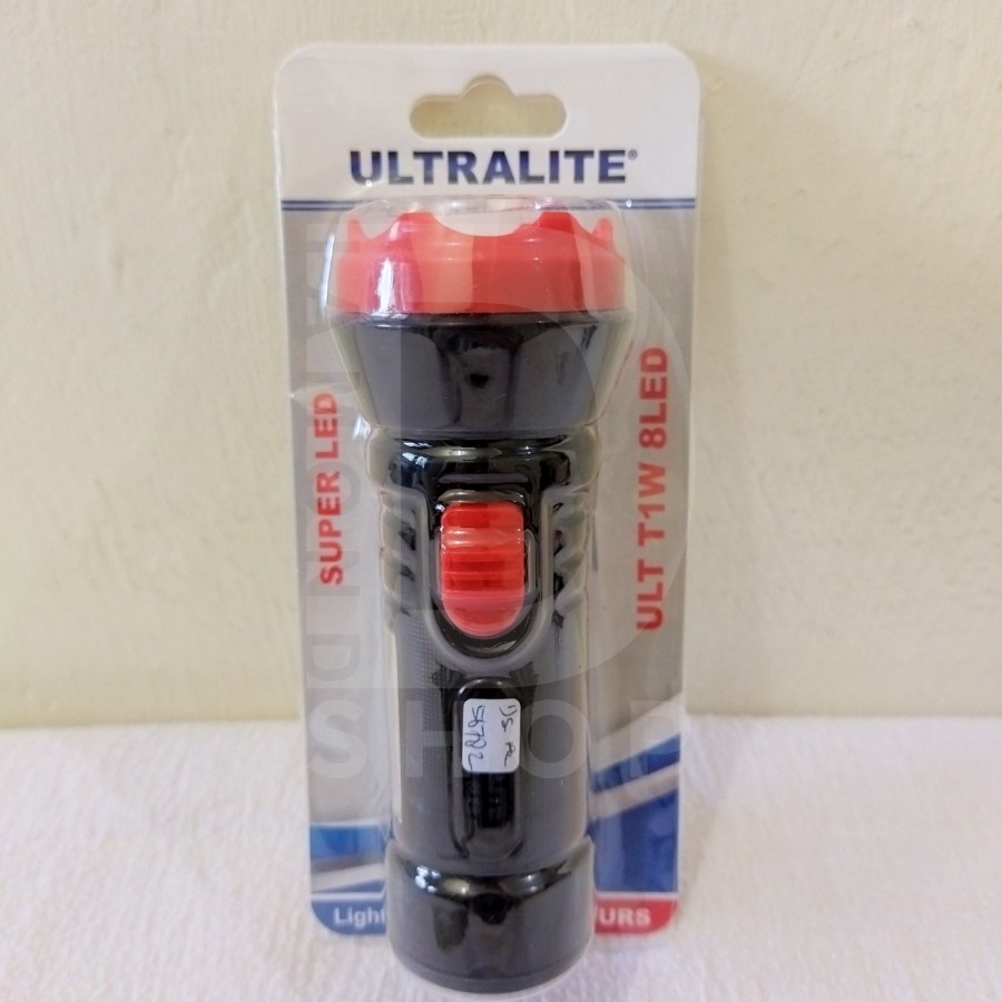 Senter Tangan Ultralite 1W + Emergency 8 LED ULT T1 8W